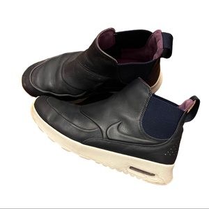 Nike Air Max Thea Mid Navy Blue Slip On High Tops